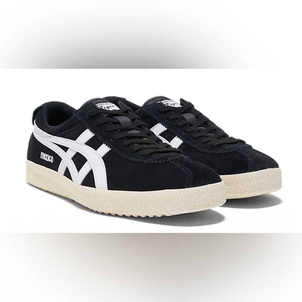 NWT Onitsuka Tiger Mexico Delegation Sneakers Black White Sz Men 5.5/Women 7 - Picture 6 of 15